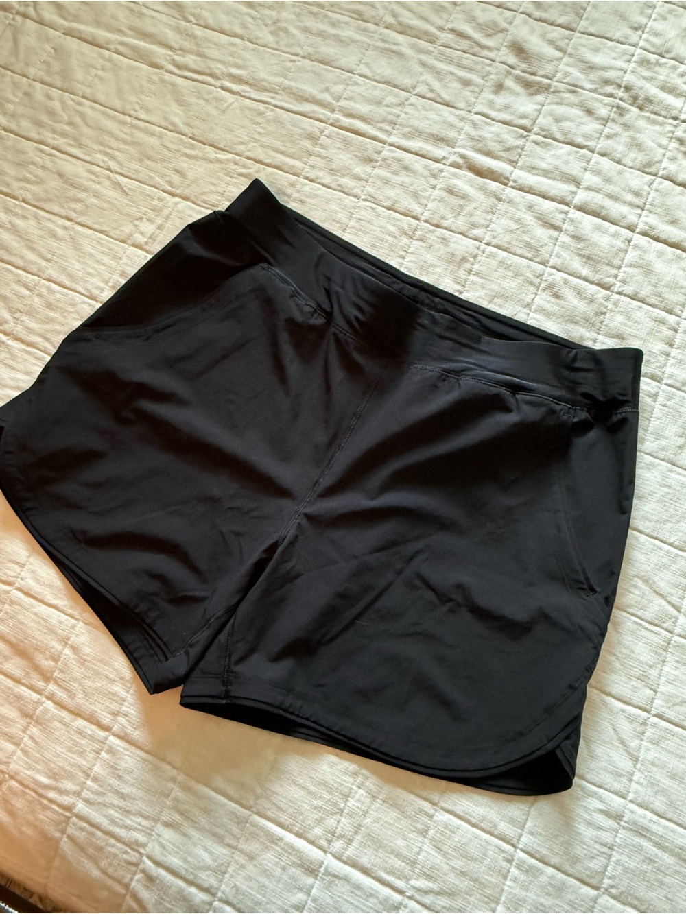 Lands' End Black Athletic Shorts